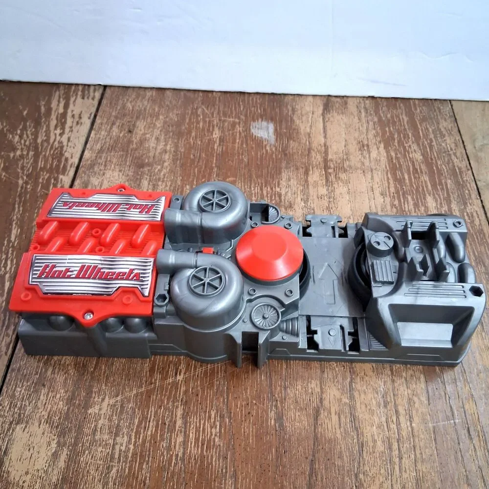 Hot Wheels Track Power Booster Car Launcher GGF92 Motorized Gray Red TESTED